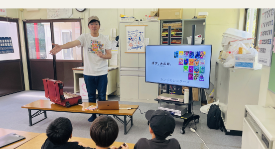 出張ボードゲーム会の様子